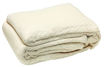 clean folded blanket